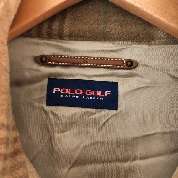 Polo Golf RL Sample Plaid Lambs Wool Zip Jacket - Picture 3 of 12